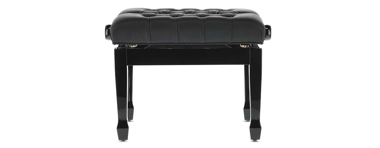 GEWA Piano bench Deluxe XL Black high gloss 130 310 04 t