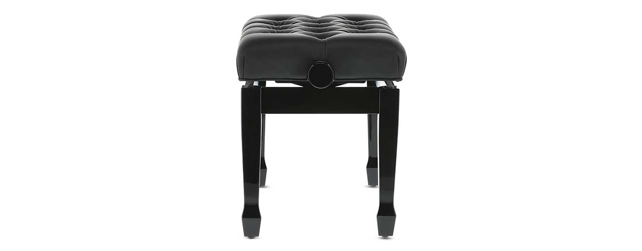 GEWA Piano bench Deluxe XL Black high gloss 130 310 06 t