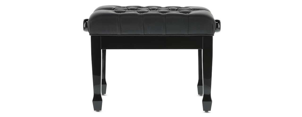 GEWA Piano bench Deluxe XL Black high gloss 130 310 07 t