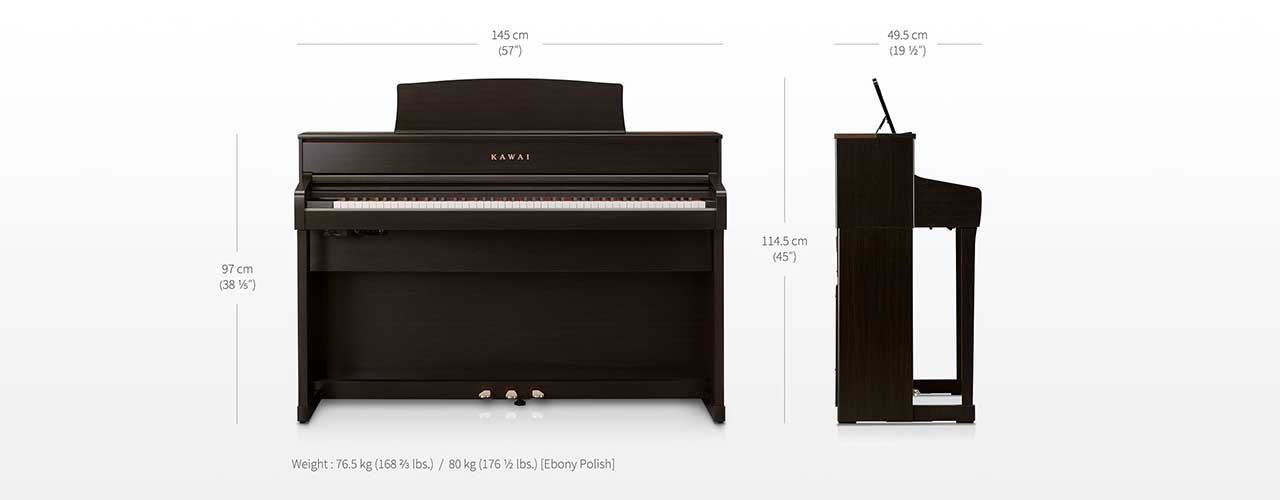 Kawai digitalni klavir CA-501 10 t