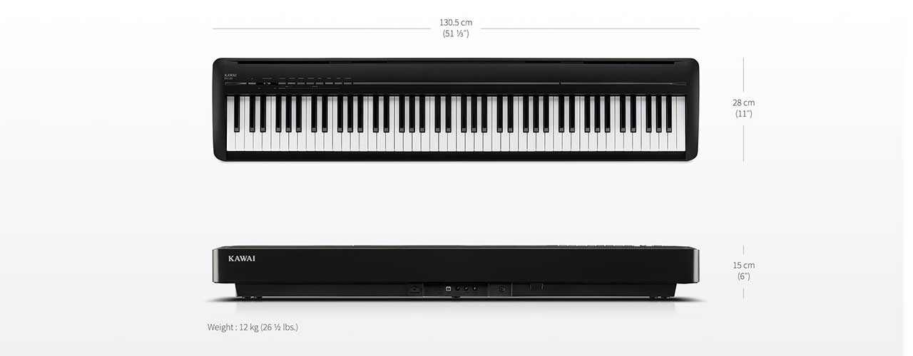 Kawai digitalni klavir ES-120 dimenzije t